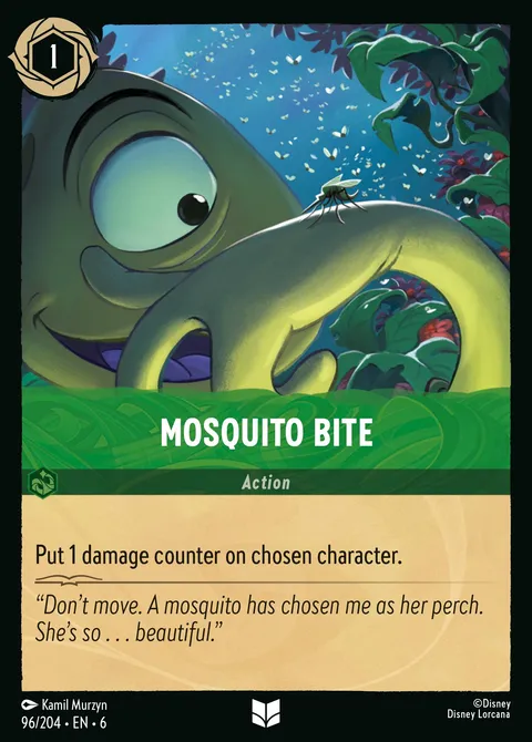 Mosquito Bite Disney Lorcana card