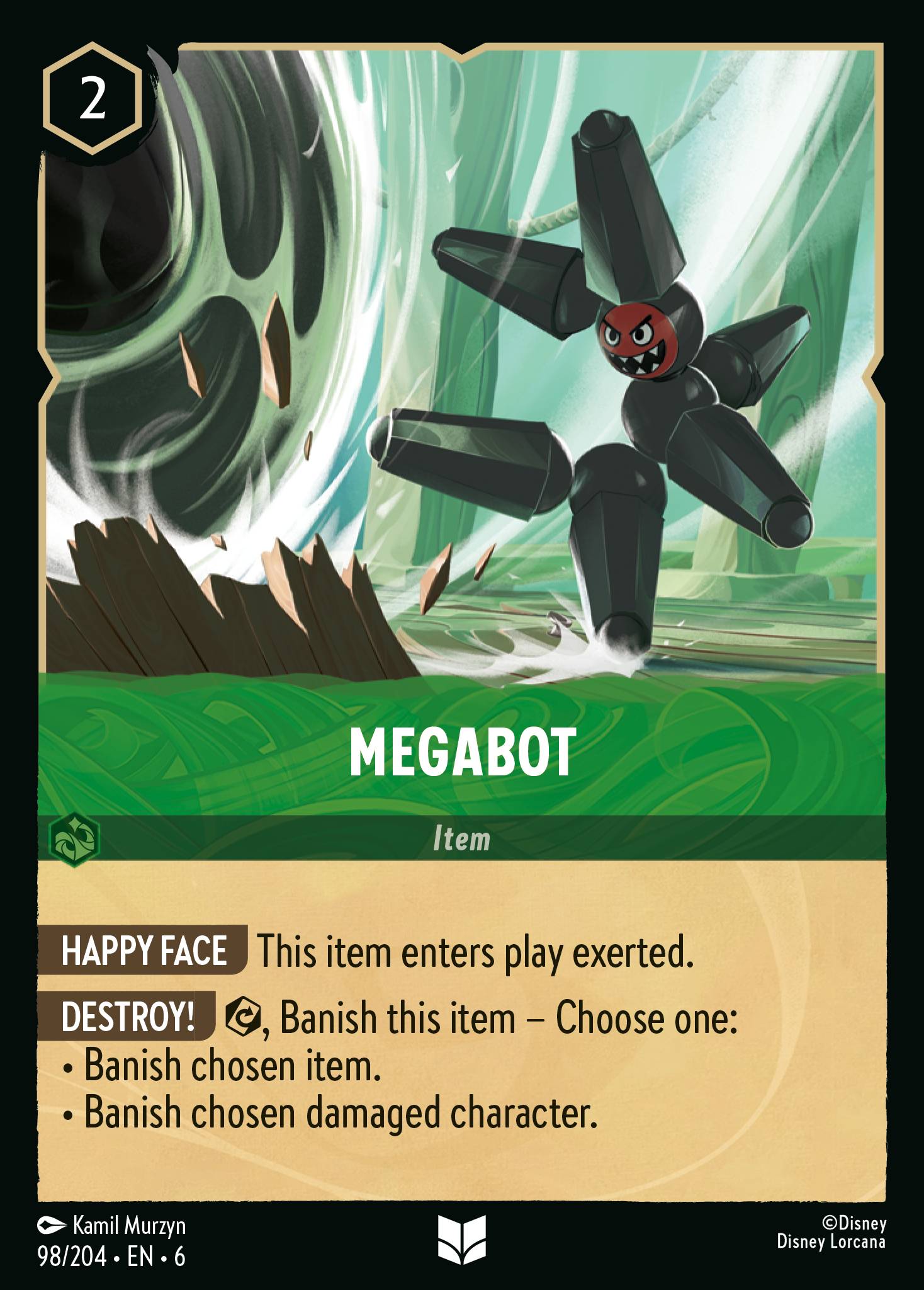 MegaBot Disney Lorcana card