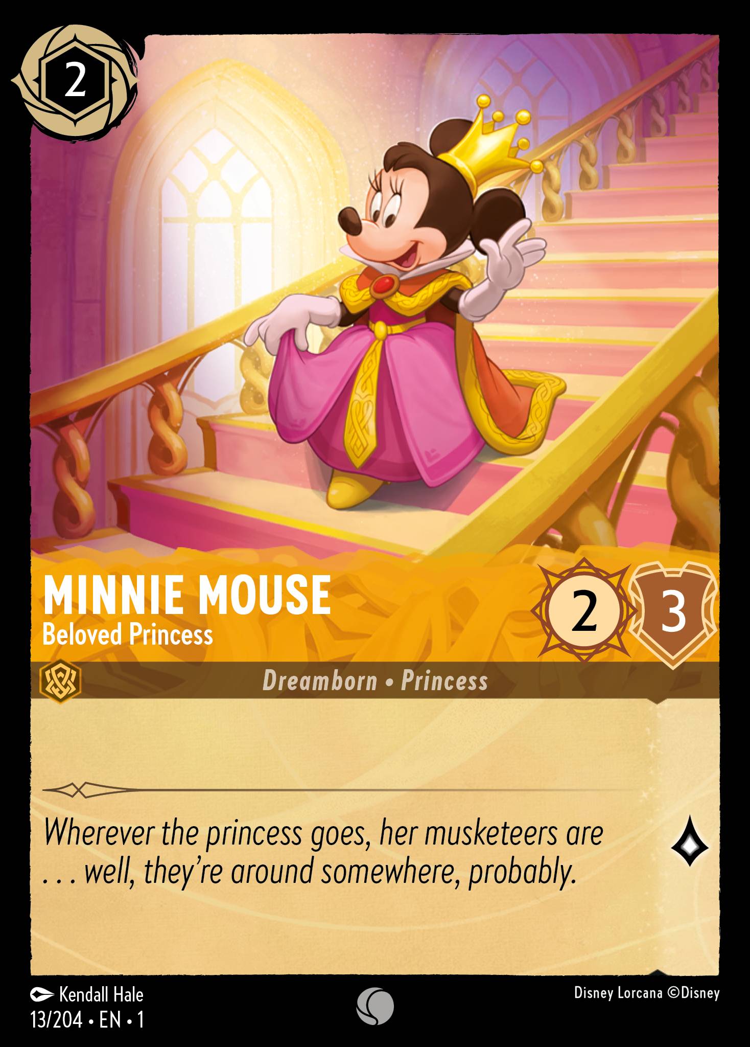 Minnie Mouse — Beloved Princess Disney Lorcana card