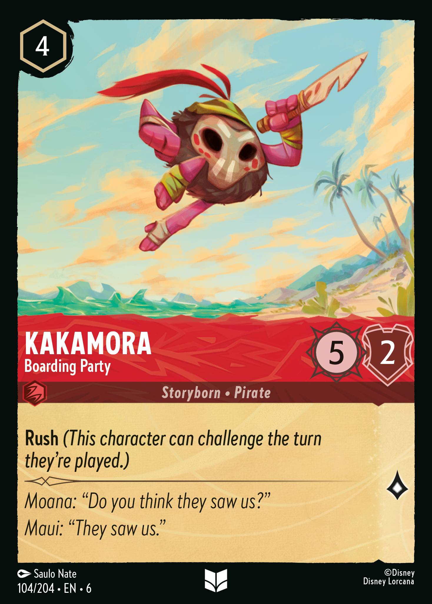 Kakamora — Boarding Party Disney Lorcana card