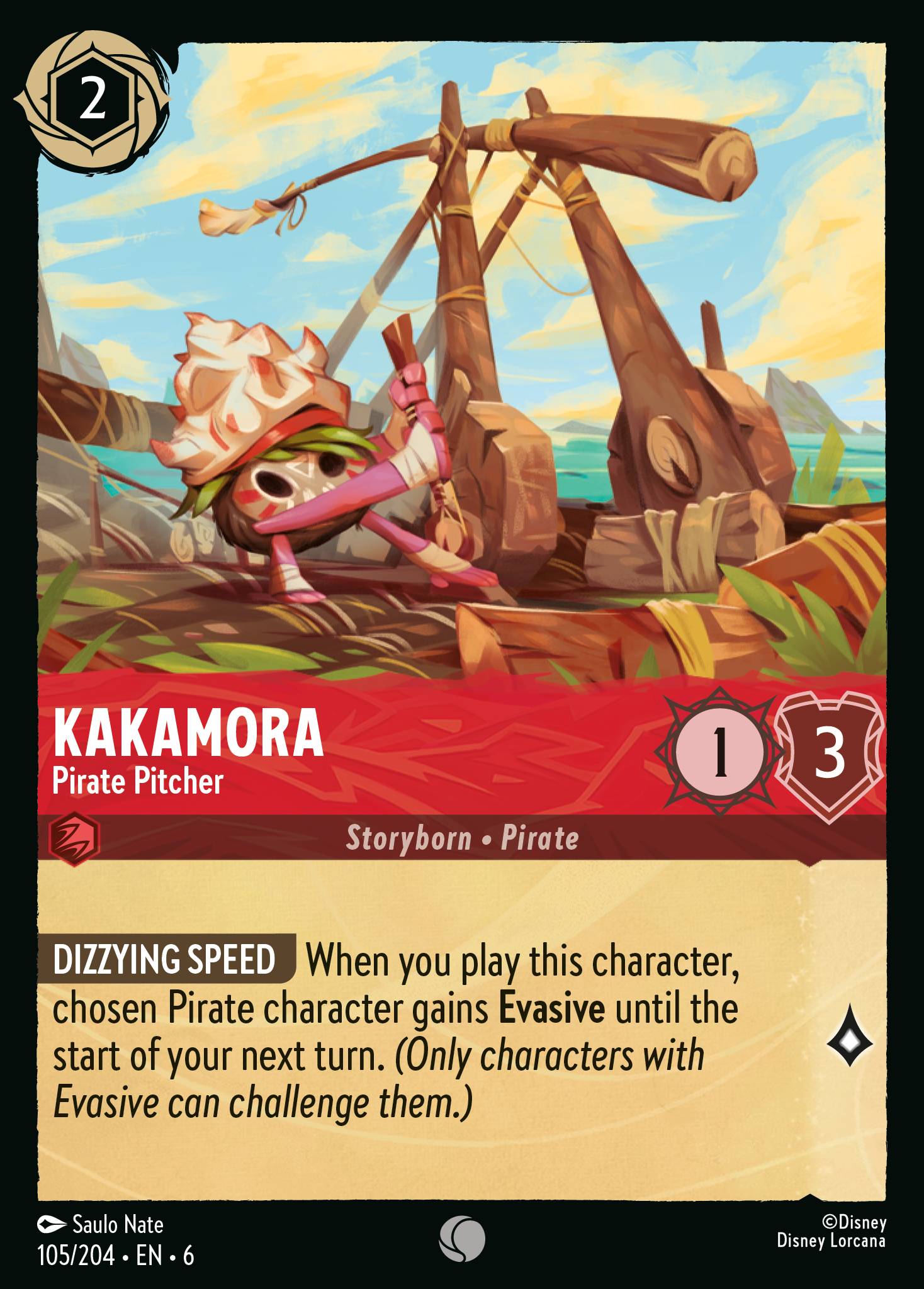 Kakamora — Pirate Pitcher Disney Lorcana card