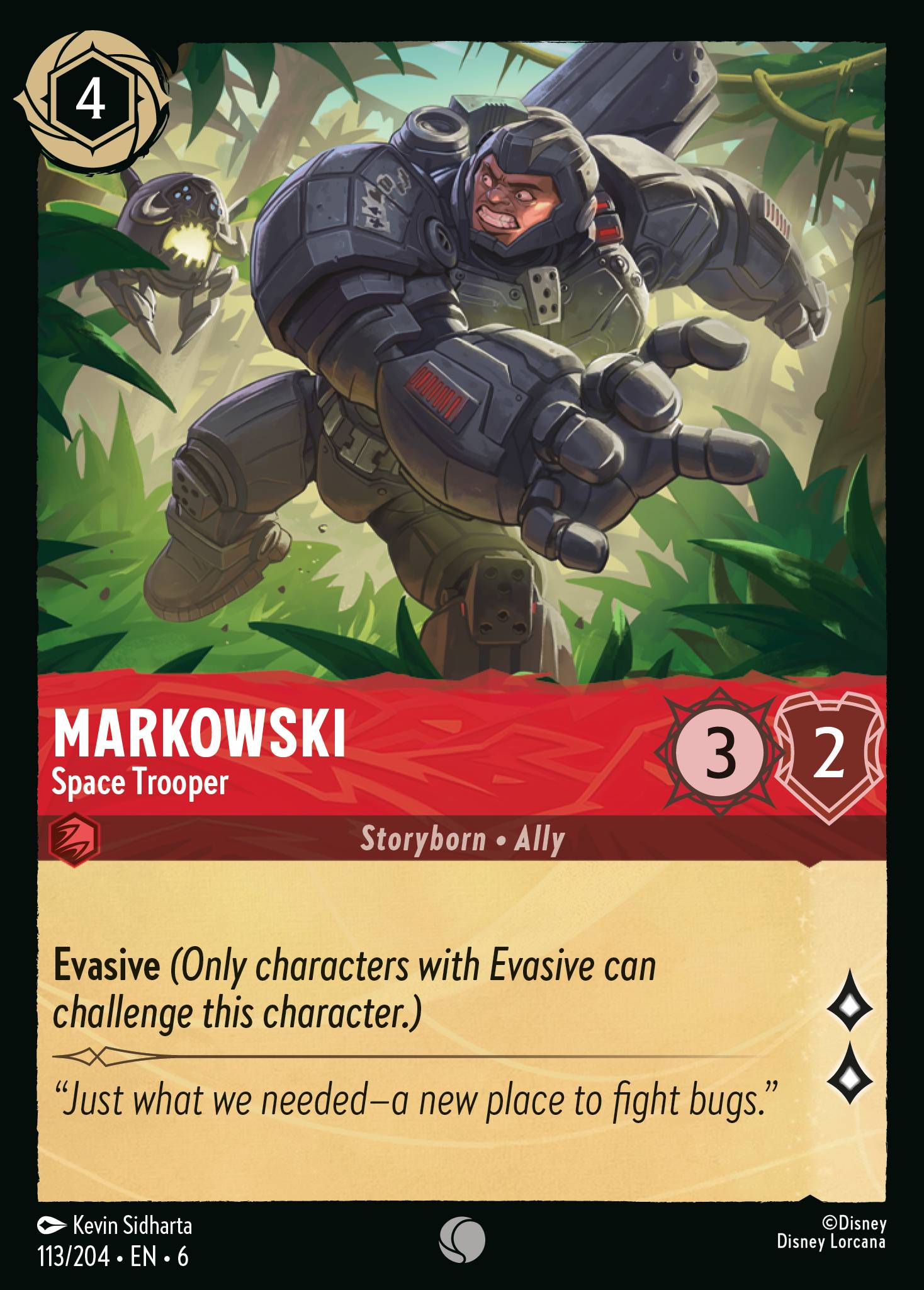 Markowski — Space Trooper Disney Lorcana card