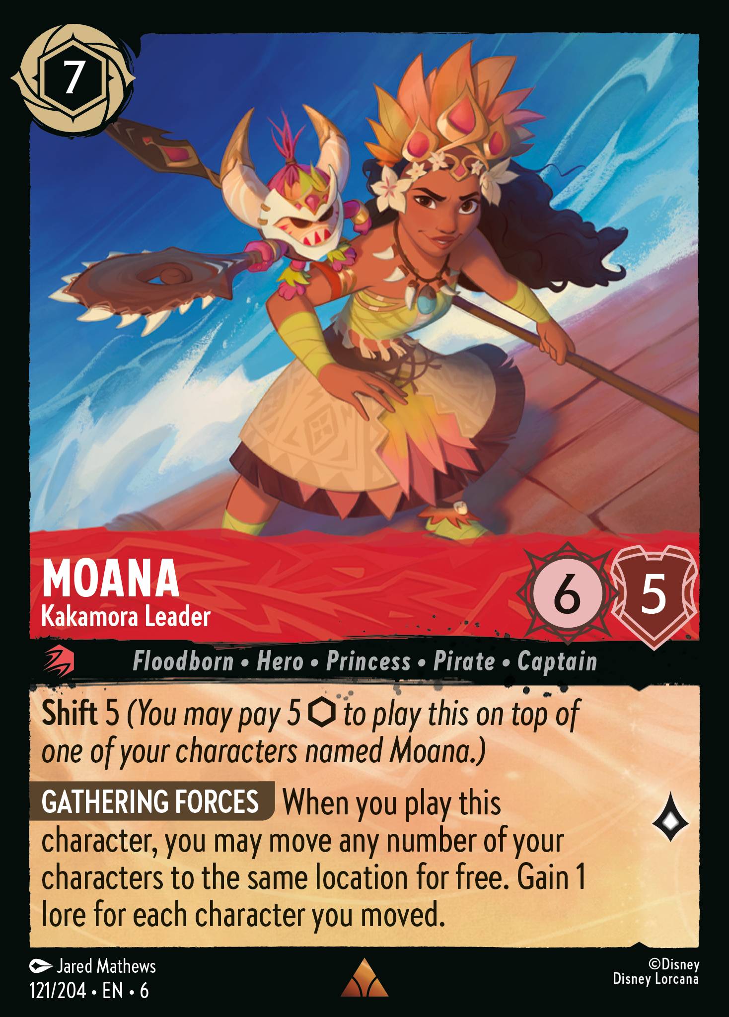 Moana — Kakamora Leader Disney Lorcana card