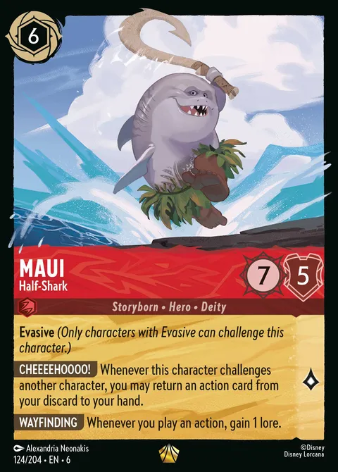 Maui — Half-Shark Disney Lorcana card