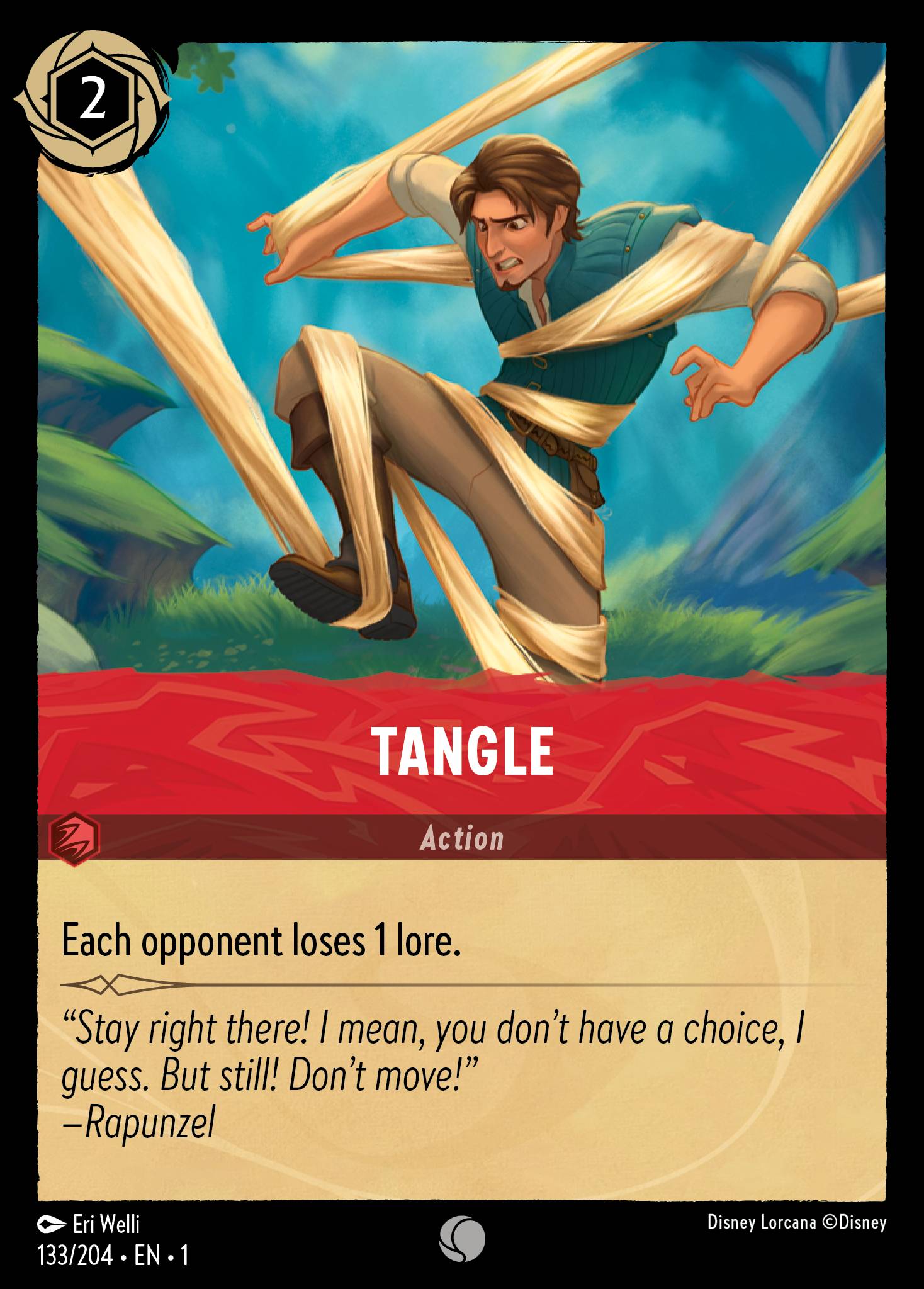Tangle Disney Lorcana card