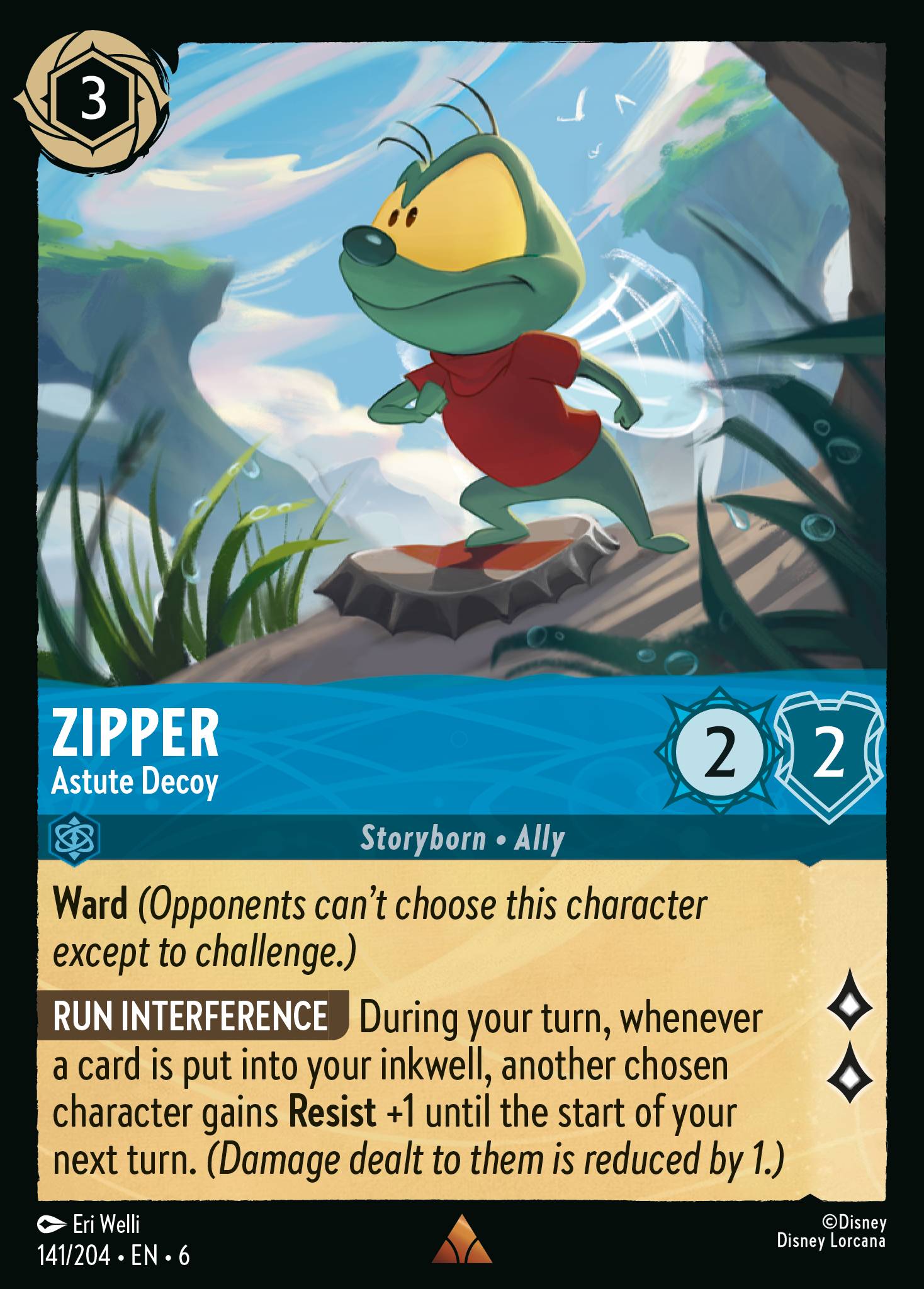 Zipper — Astute Decoy Disney Lorcana card