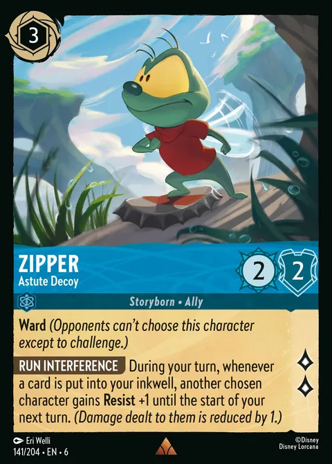 Zipper — Astute Decoy Disney Lorcana card