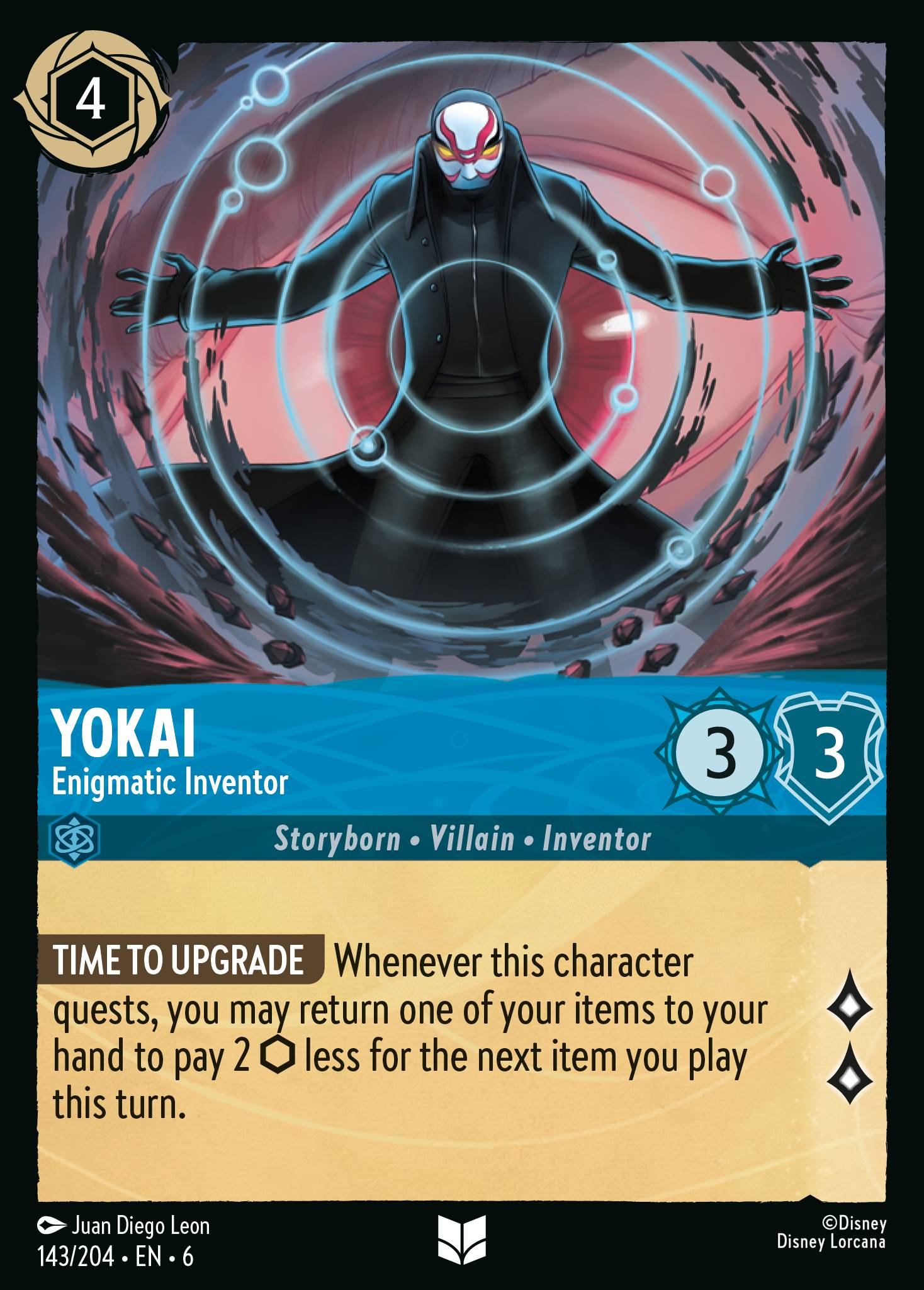 Yokai — Enigmatic Inventor Disney Lorcana card