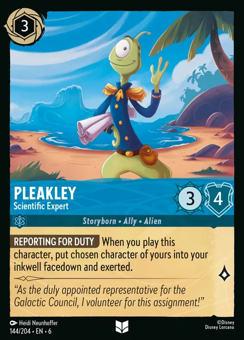 Pleakley — Scientific Expert Disney Lorcana card