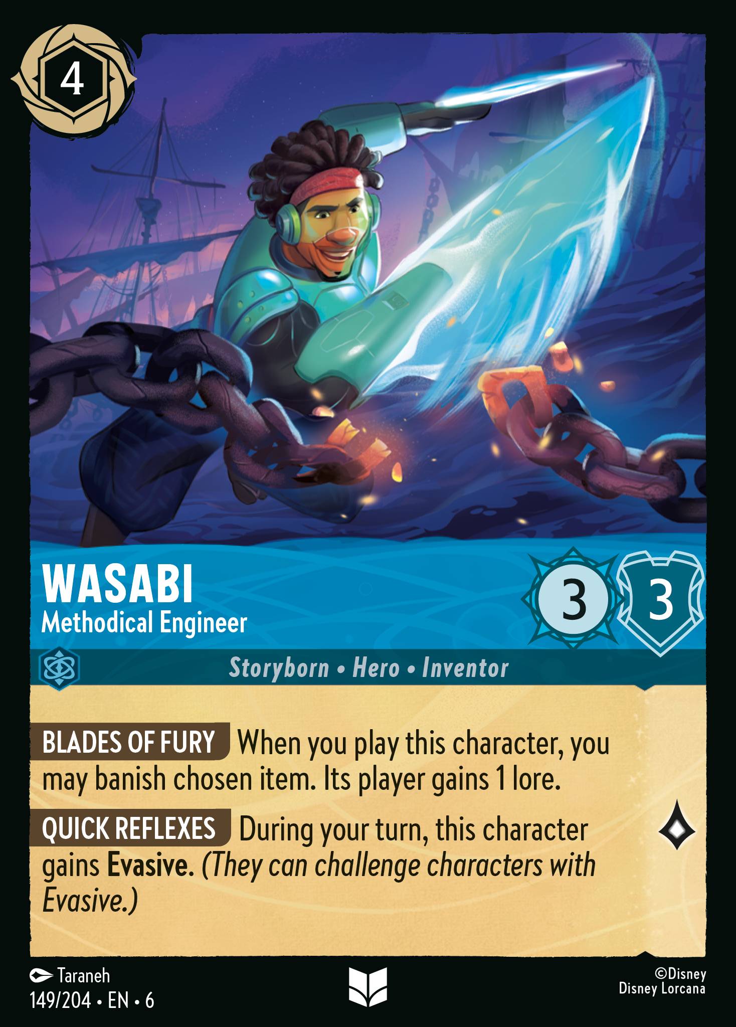 Wasabi — Methodical Engineer Disney Lorcana card