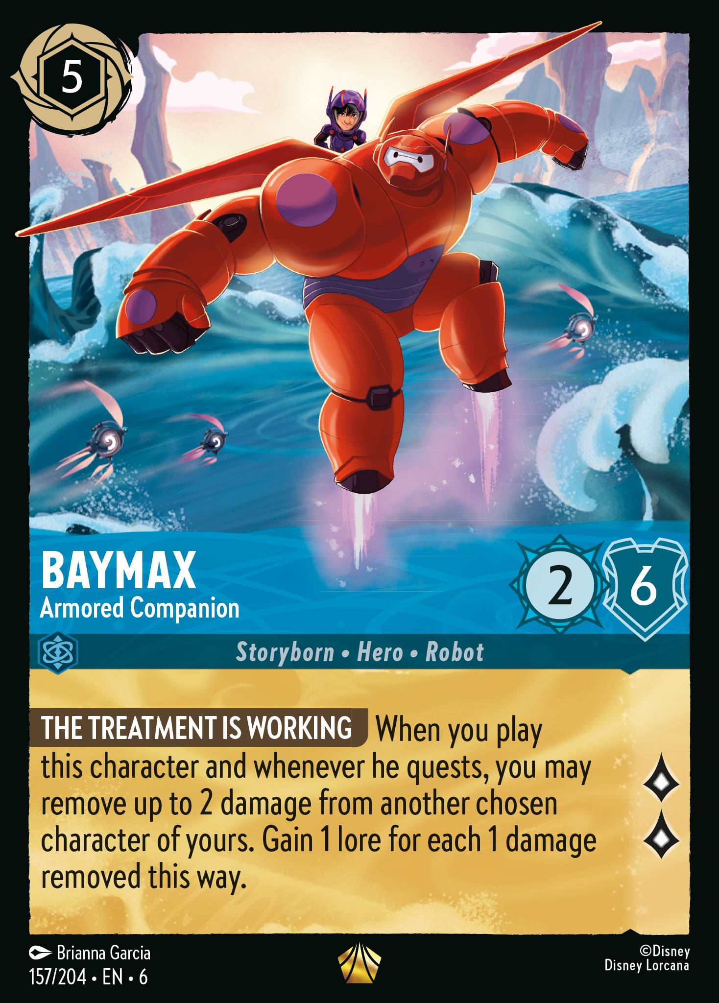 Baymax — Armored Companion Disney Lorcana card