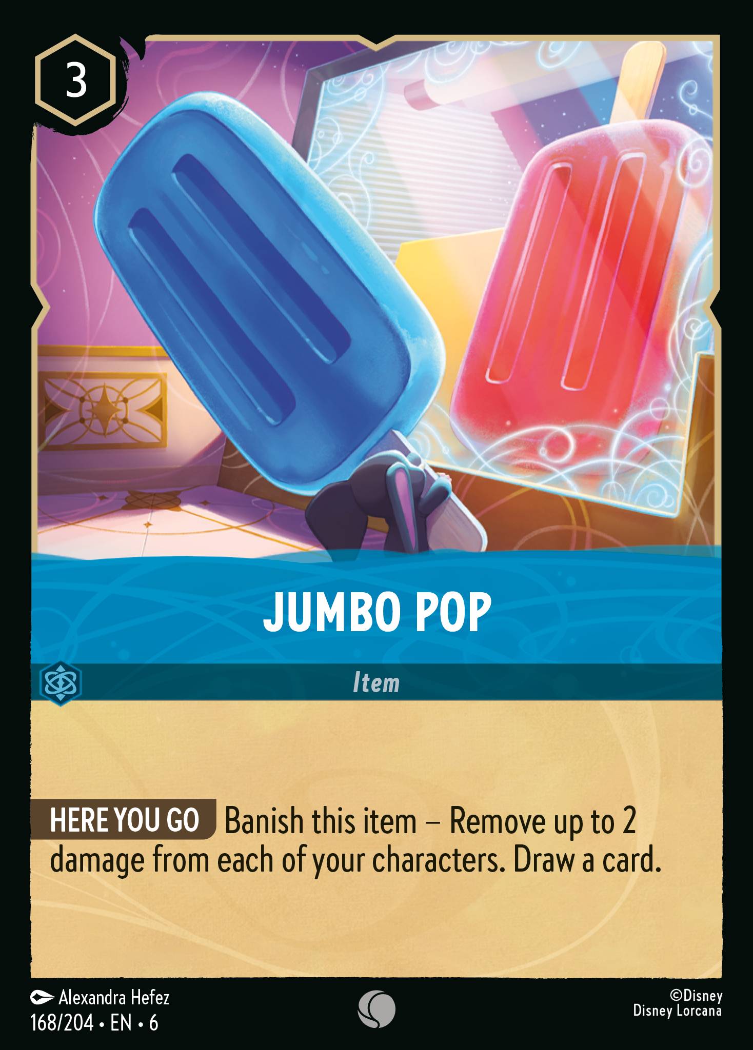Jumbo Pop Disney Lorcana card