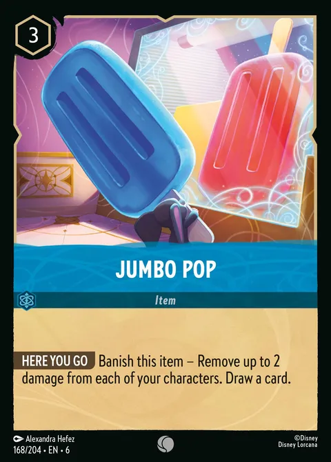 Jumbo Pop Disney Lorcana card