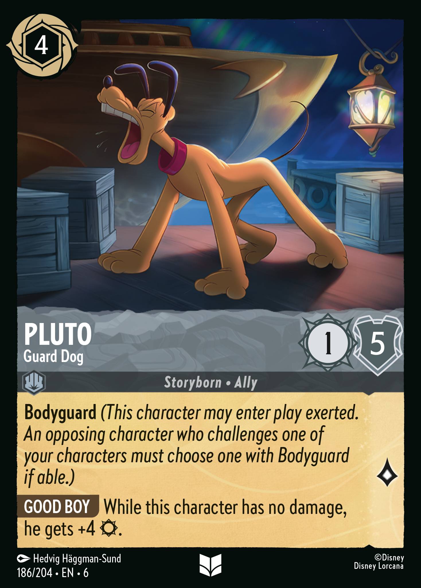 Pluto — Guard Dog Disney Lorcana card