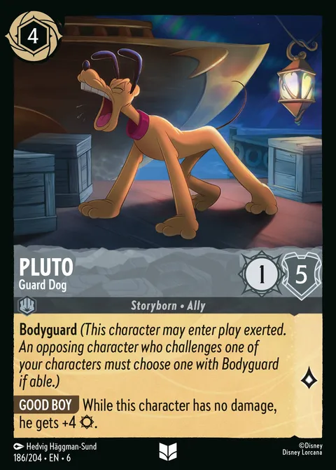 Pluto — Guard Dog Disney Lorcana card