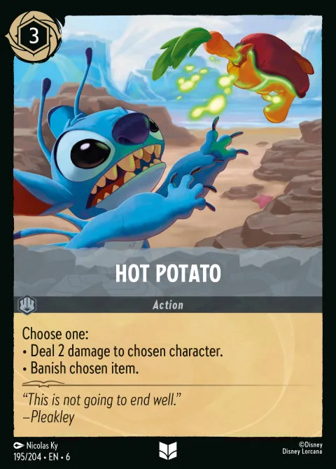 Hot Potato Disney Lorcana card