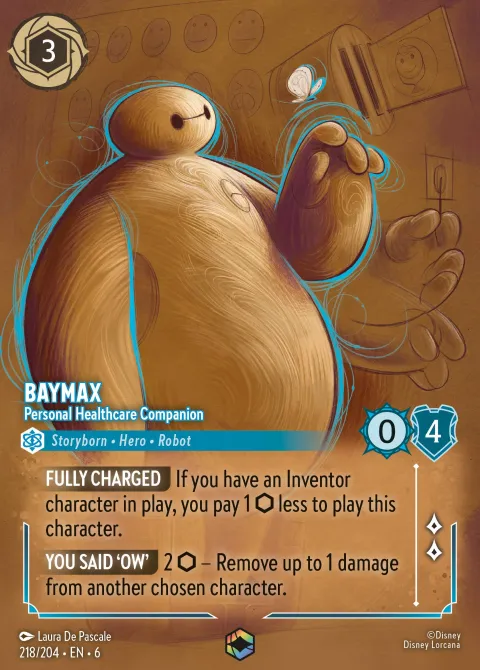 Baymax — Personal Healthcare Companion Disney Lorcana card