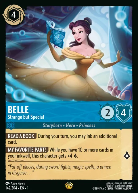 Belle — Strange but Special Disney Lorcana card