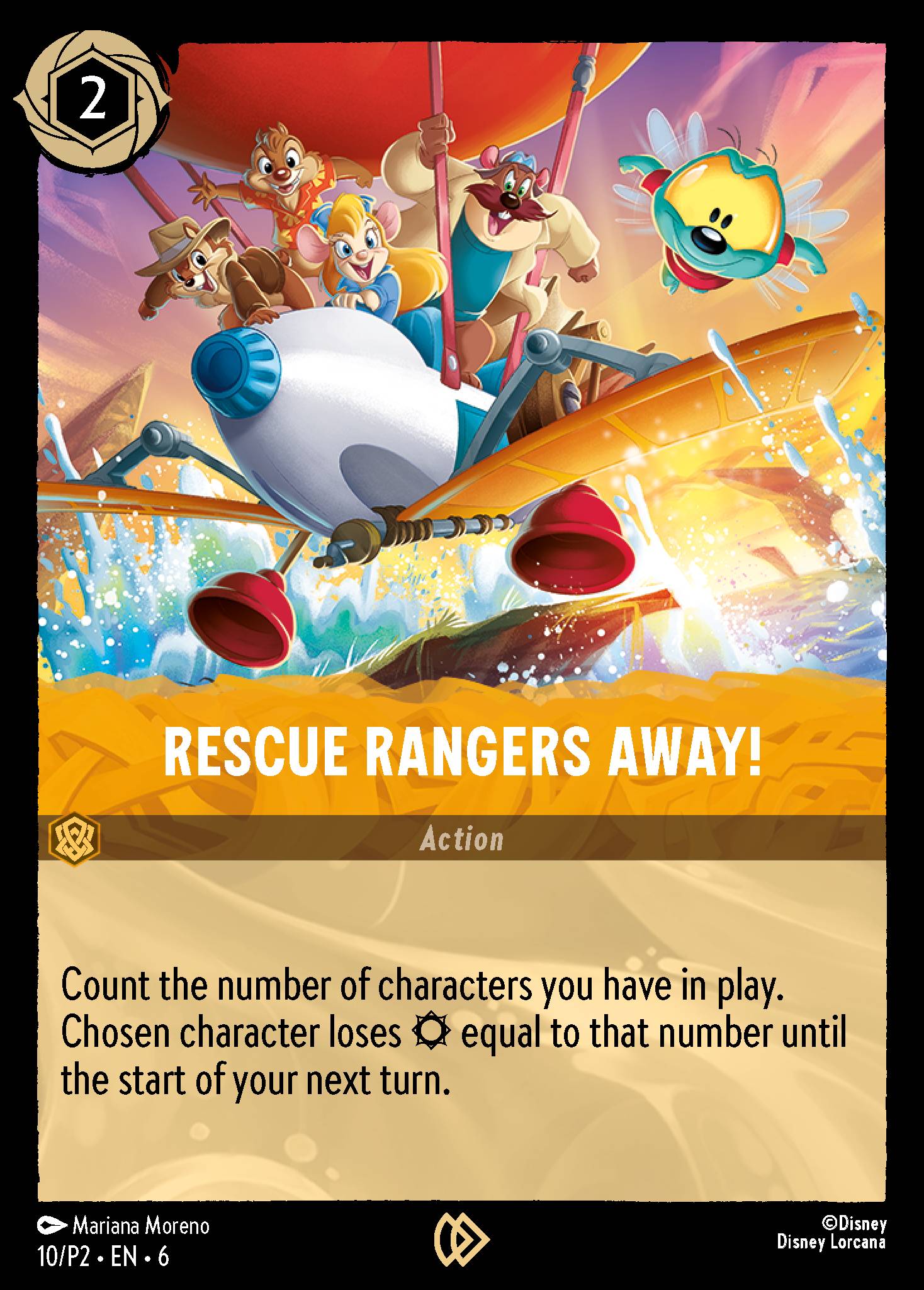 Rescue Rangers Away! Disney Lorcana card