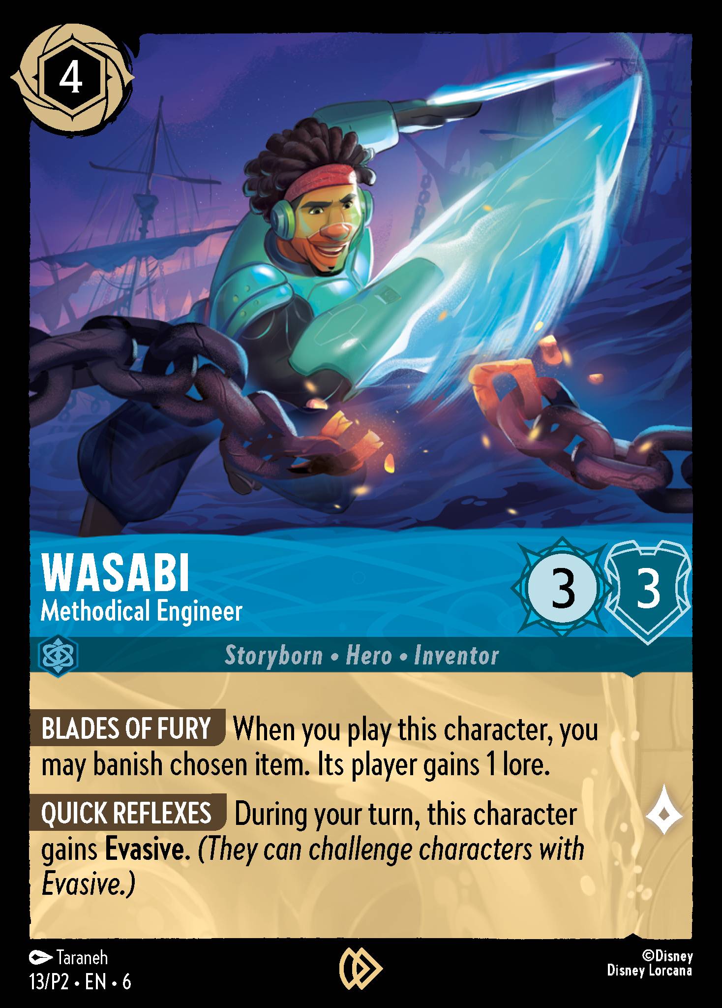 Wasabi — Methodical Engineer Disney Lorcana card