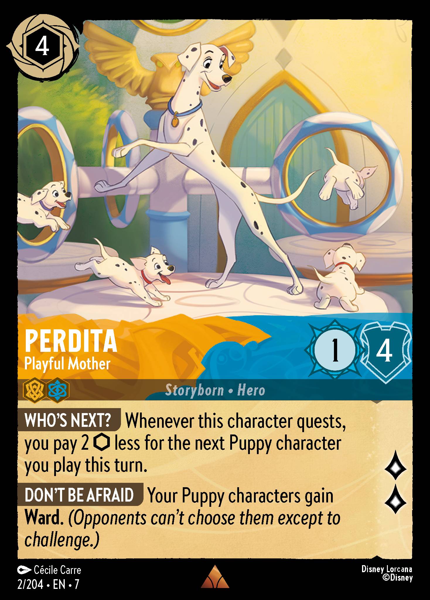 Perdita — Playful Mother Disney Lorcana card