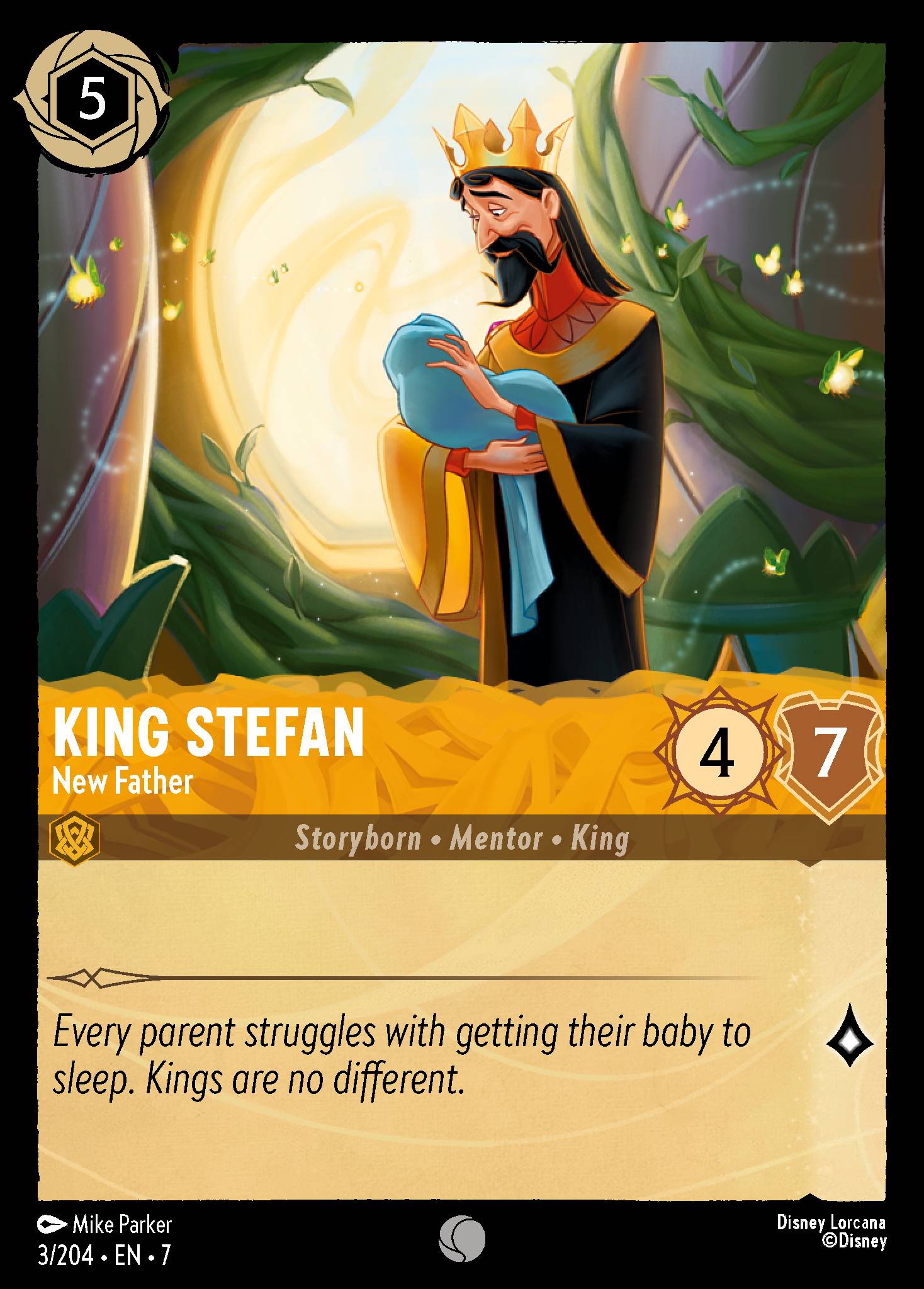 King Stefan — New Father Disney Lorcana card