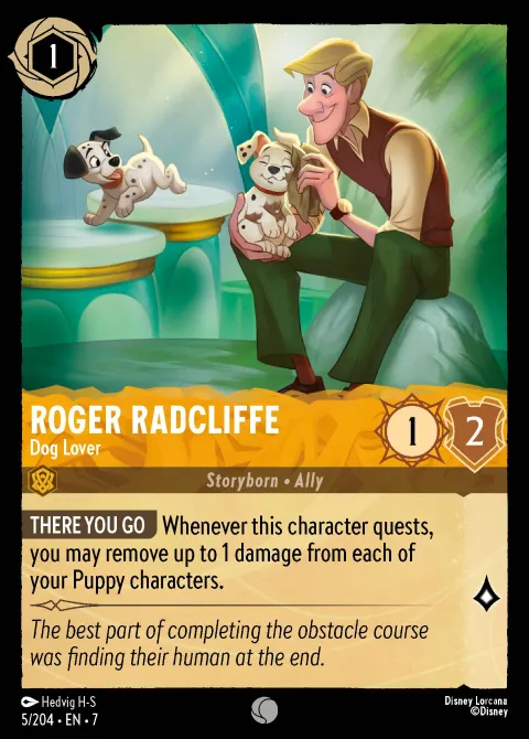Roger Radcliffe — Dog Lover Disney Lorcana card