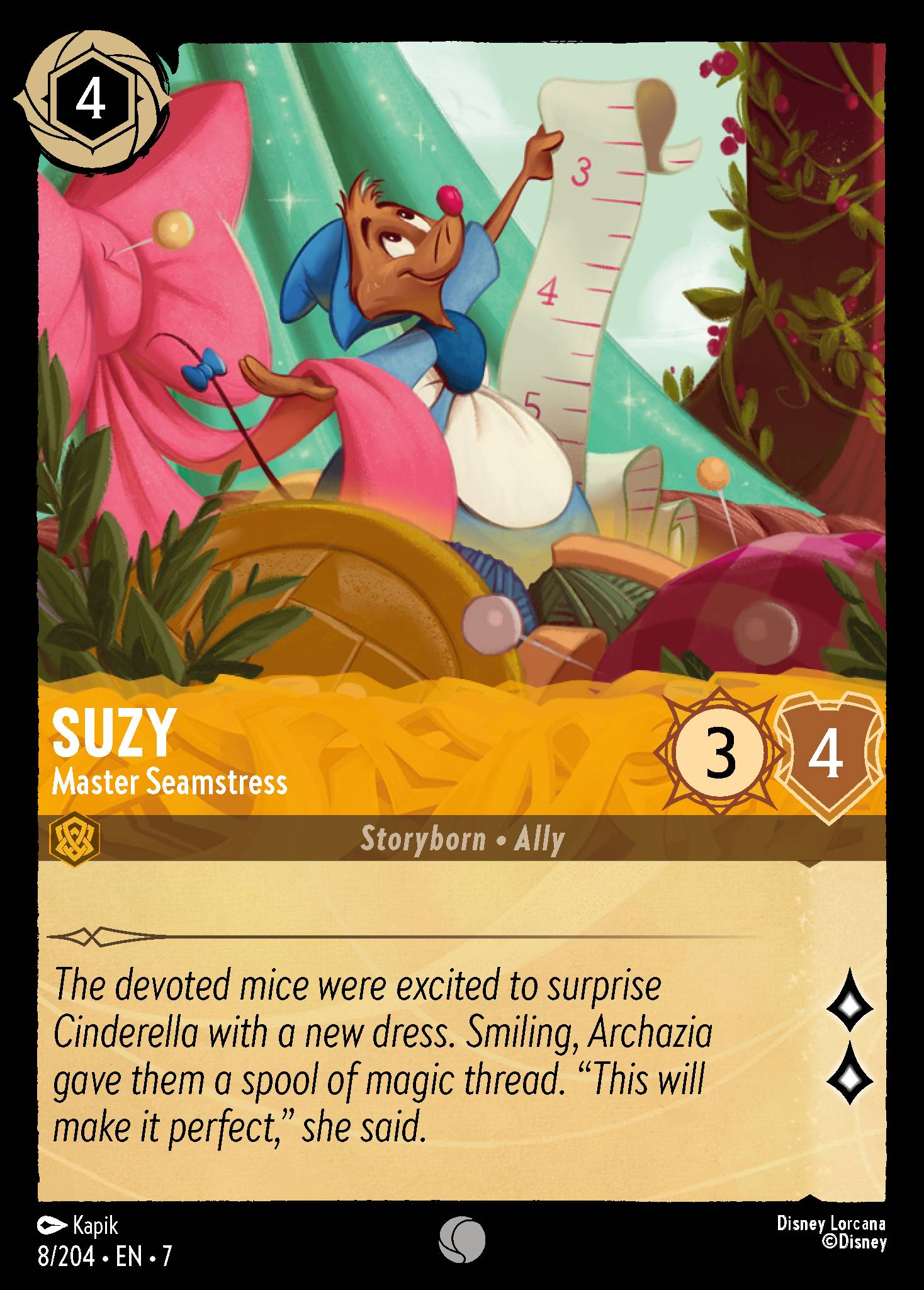 Suzy — Master Seamstress Disney Lorcana card