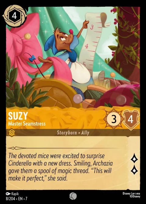 Suzy — Master Seamstress Disney Lorcana card