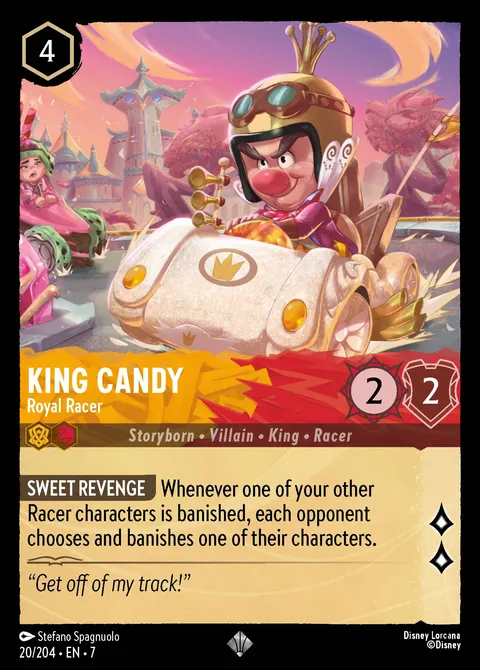 King Candy — Royal Racer Disney Lorcana card