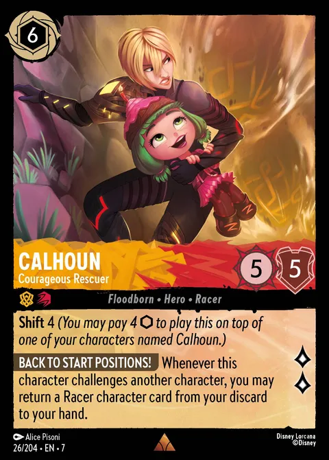 Calhoun — Courageous Rescuer Disney Lorcana card