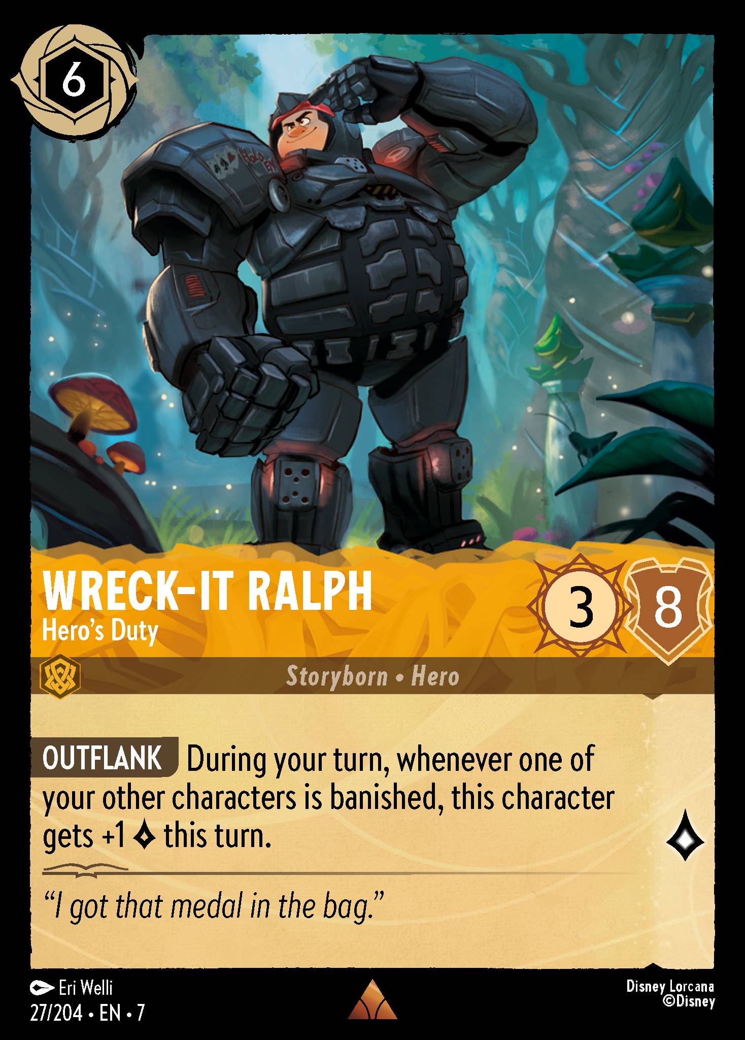 Wreck-It Ralph — Hero's Duty Disney Lorcana card