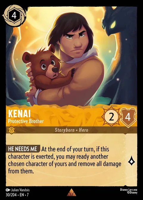 Kenai — Protective Brother Disney Lorcana card