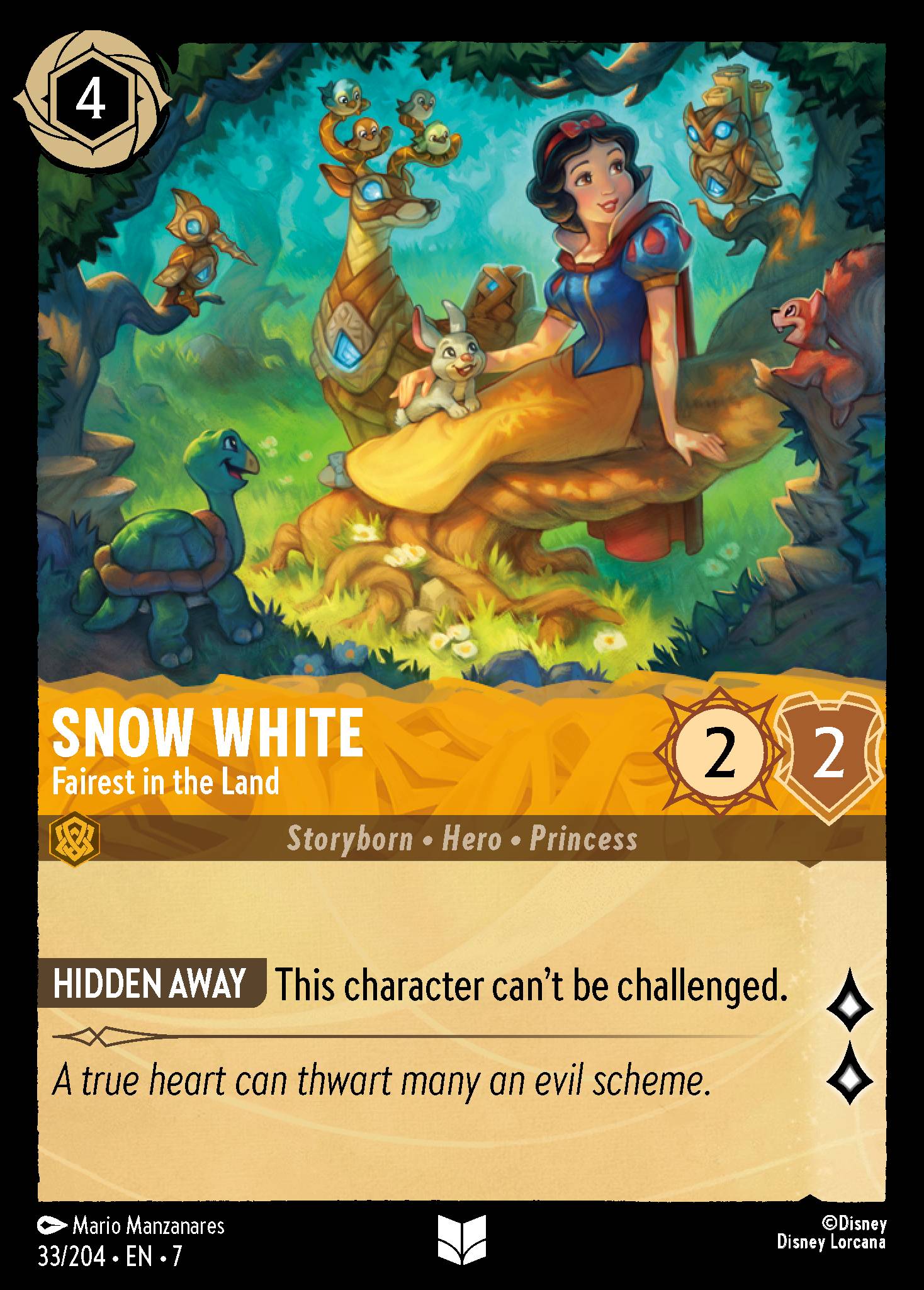 Snow White — Fairest in the Land Disney Lorcana card