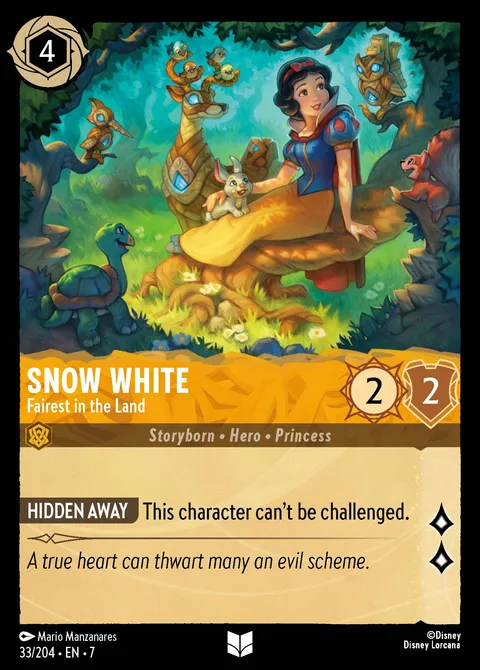 Snow White — Fairest in the Land Disney Lorcana card