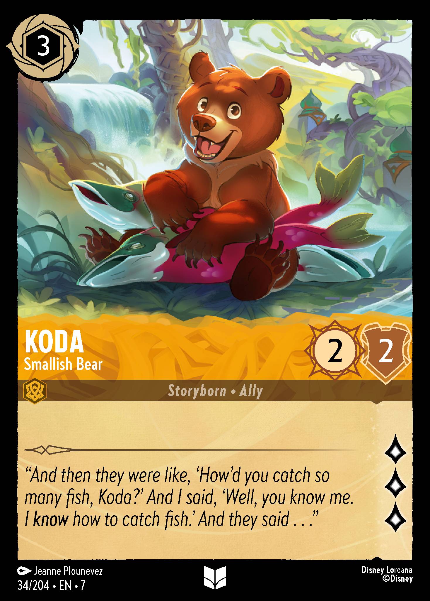 Koda — Smallish Bear Disney Lorcana card