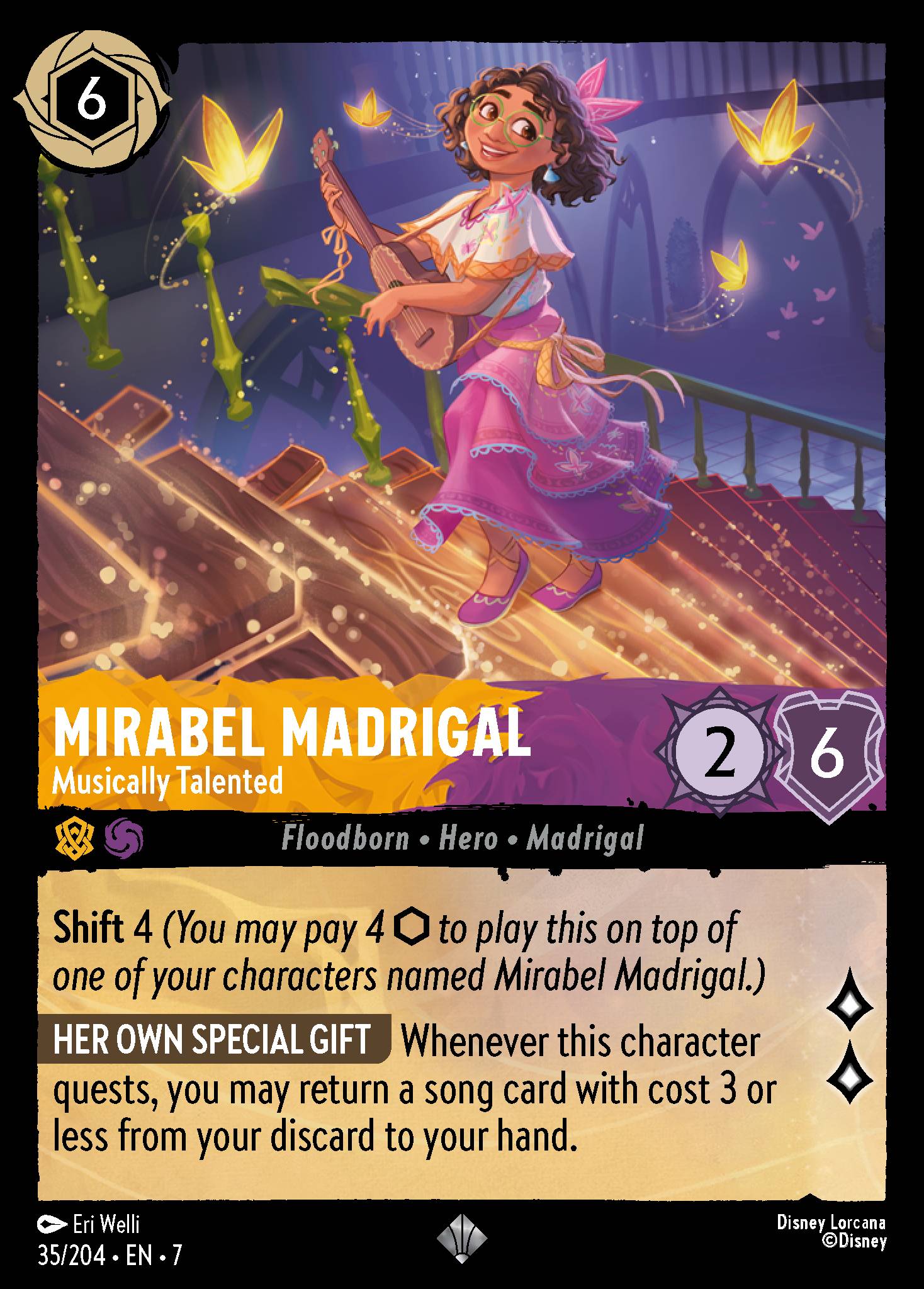 Mirabel Madrigal — Musically Talented Disney Lorcana card