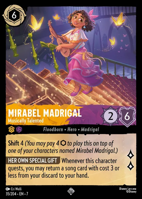 Mirabel Madrigal — Musically Talented Disney Lorcana card