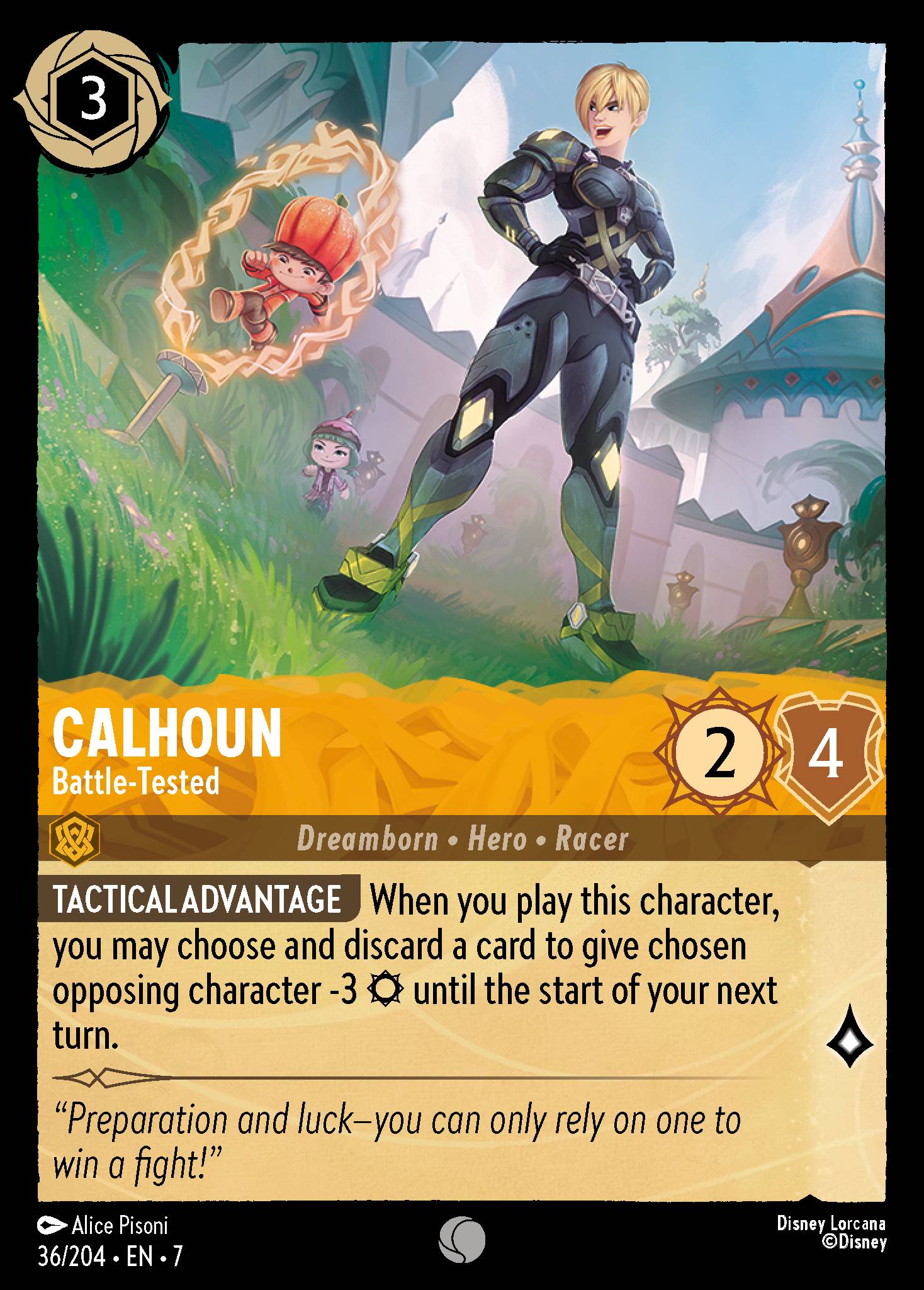 Calhoun — Battle-Tested Disney Lorcana card