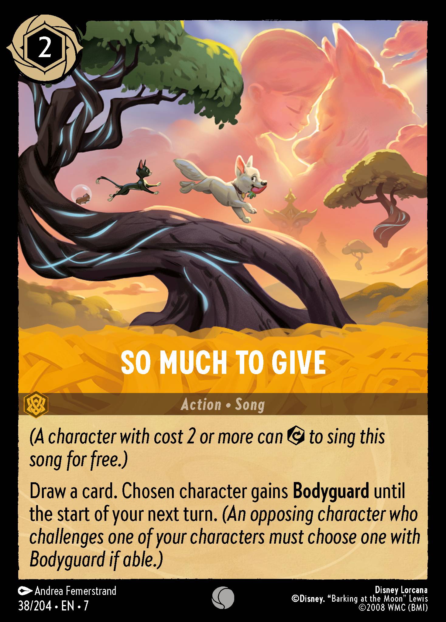 So Much to Give Disney Lorcana card