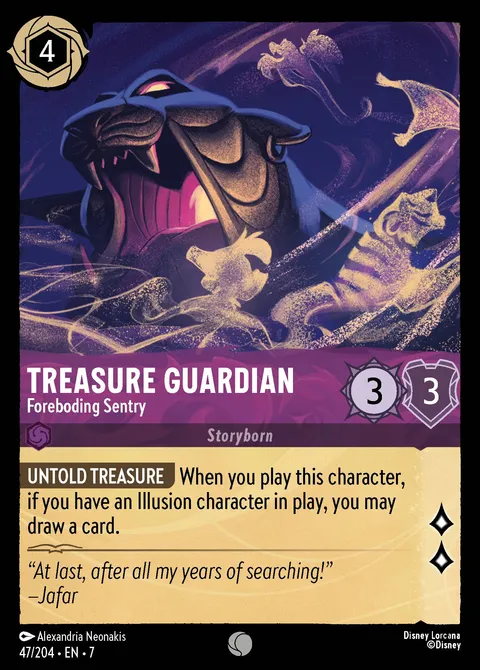 Treasure Guardian — Foreboding Sentry Disney Lorcana card