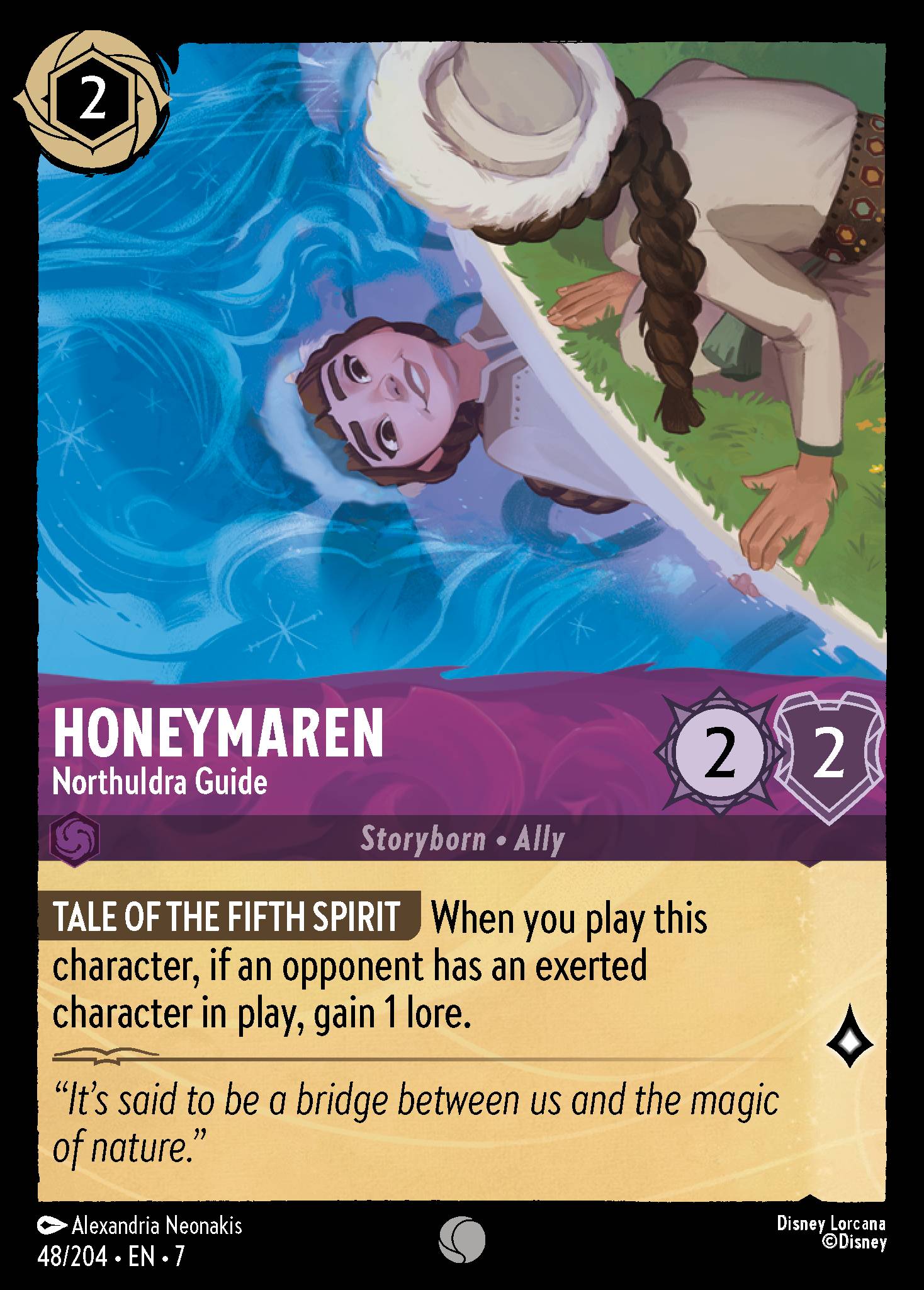 Honeymaren — Northuldra Guide Disney Lorcana card