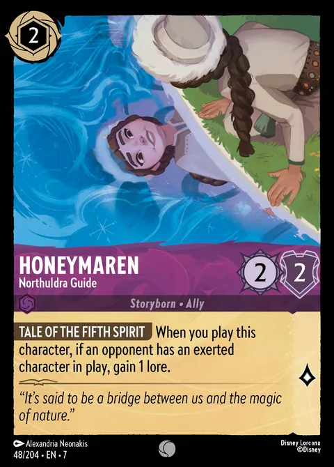 Honeymaren — Northuldra Guide Disney Lorcana card