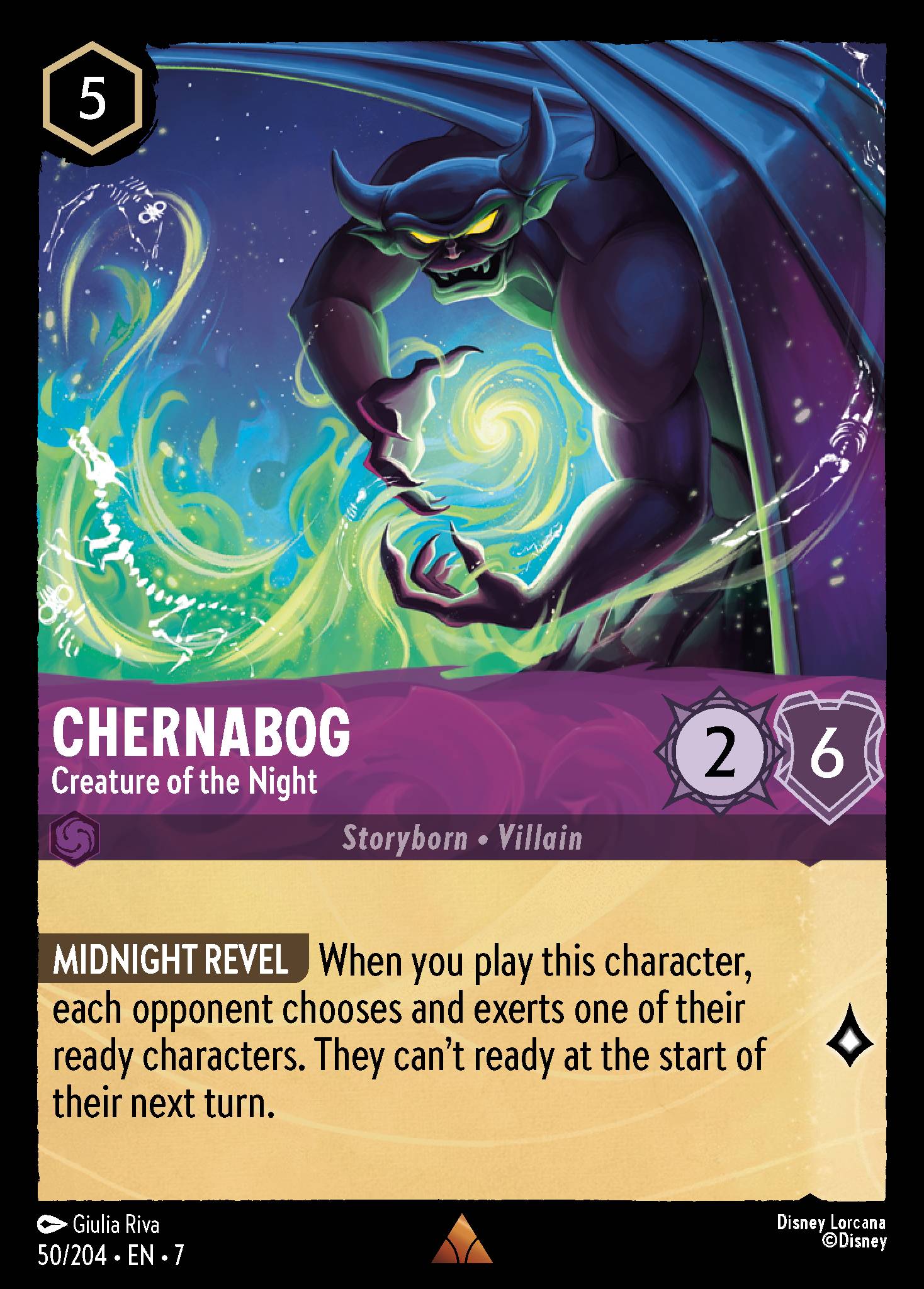 Chernabog — Creature of the Night Disney Lorcana card