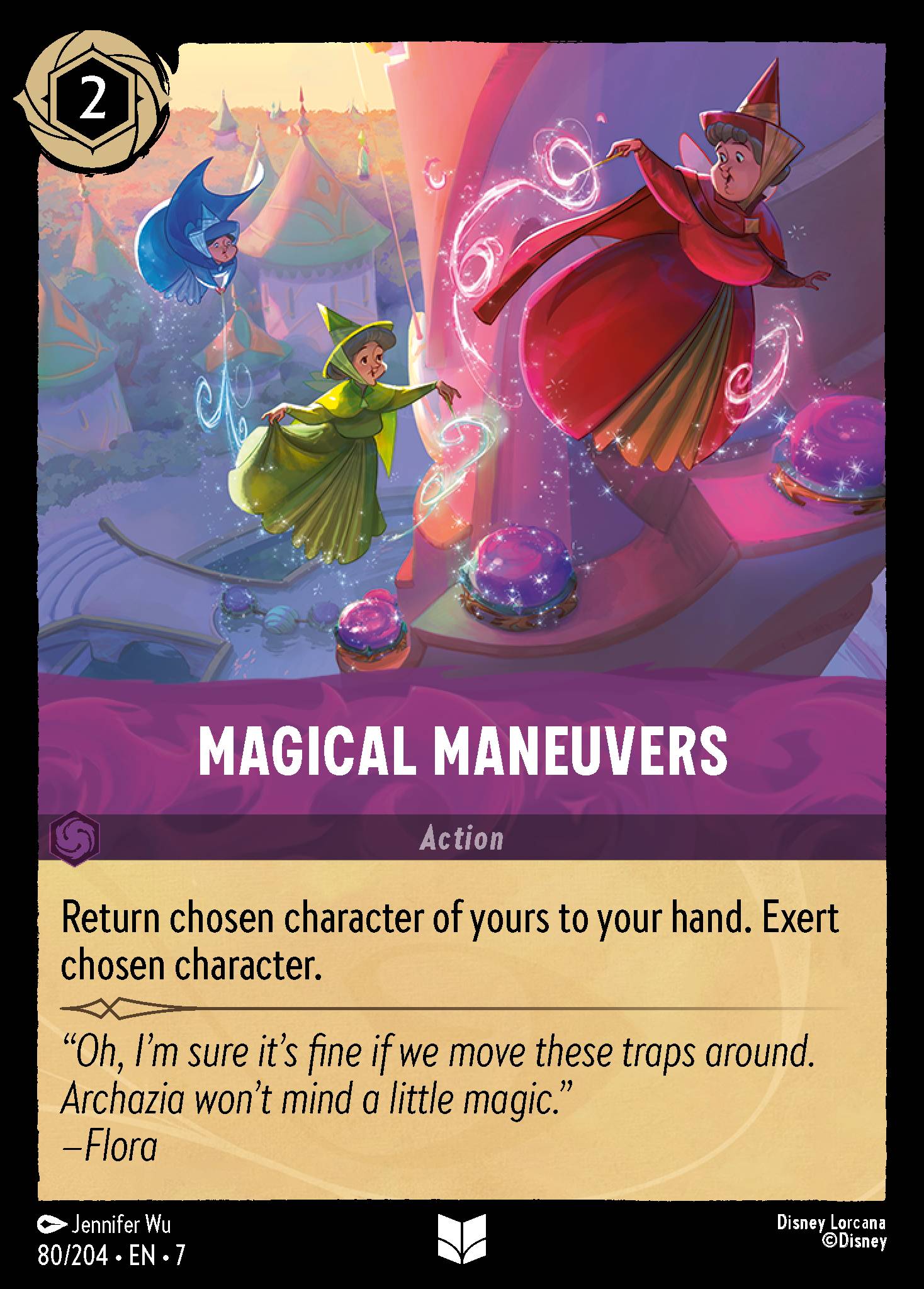 Magical Maneuvers Disney Lorcana card