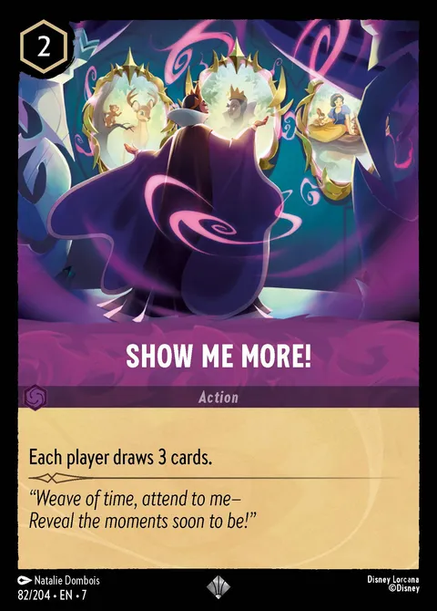 Show Me More! Disney Lorcana card
