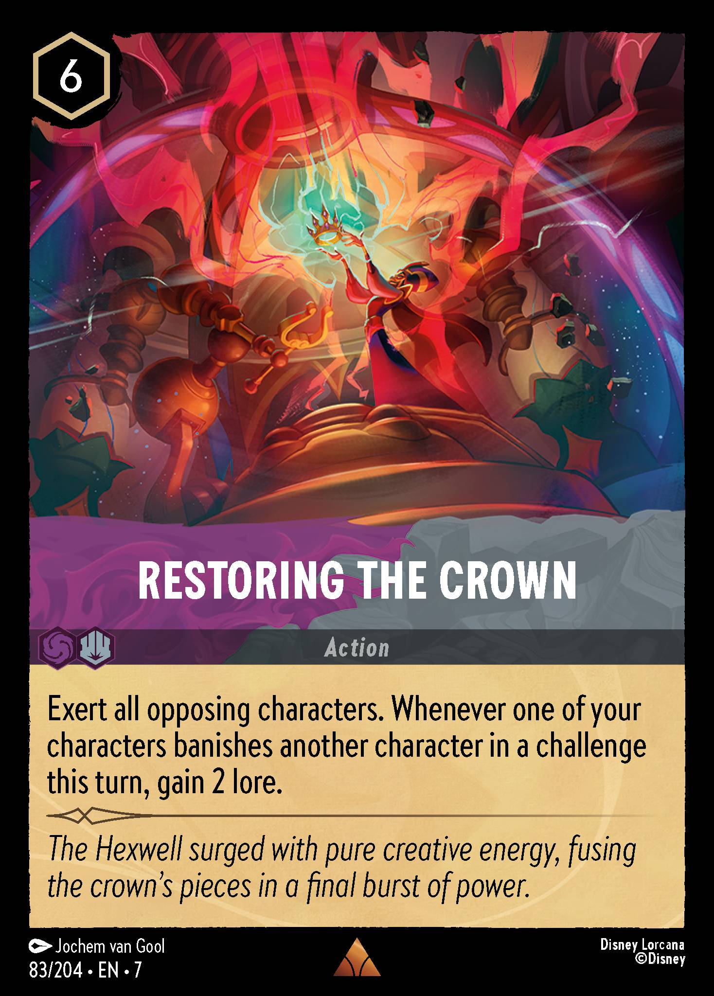Restoring the Crown Disney Lorcana card