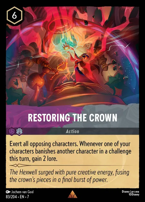 Restoring the Crown Disney Lorcana card
