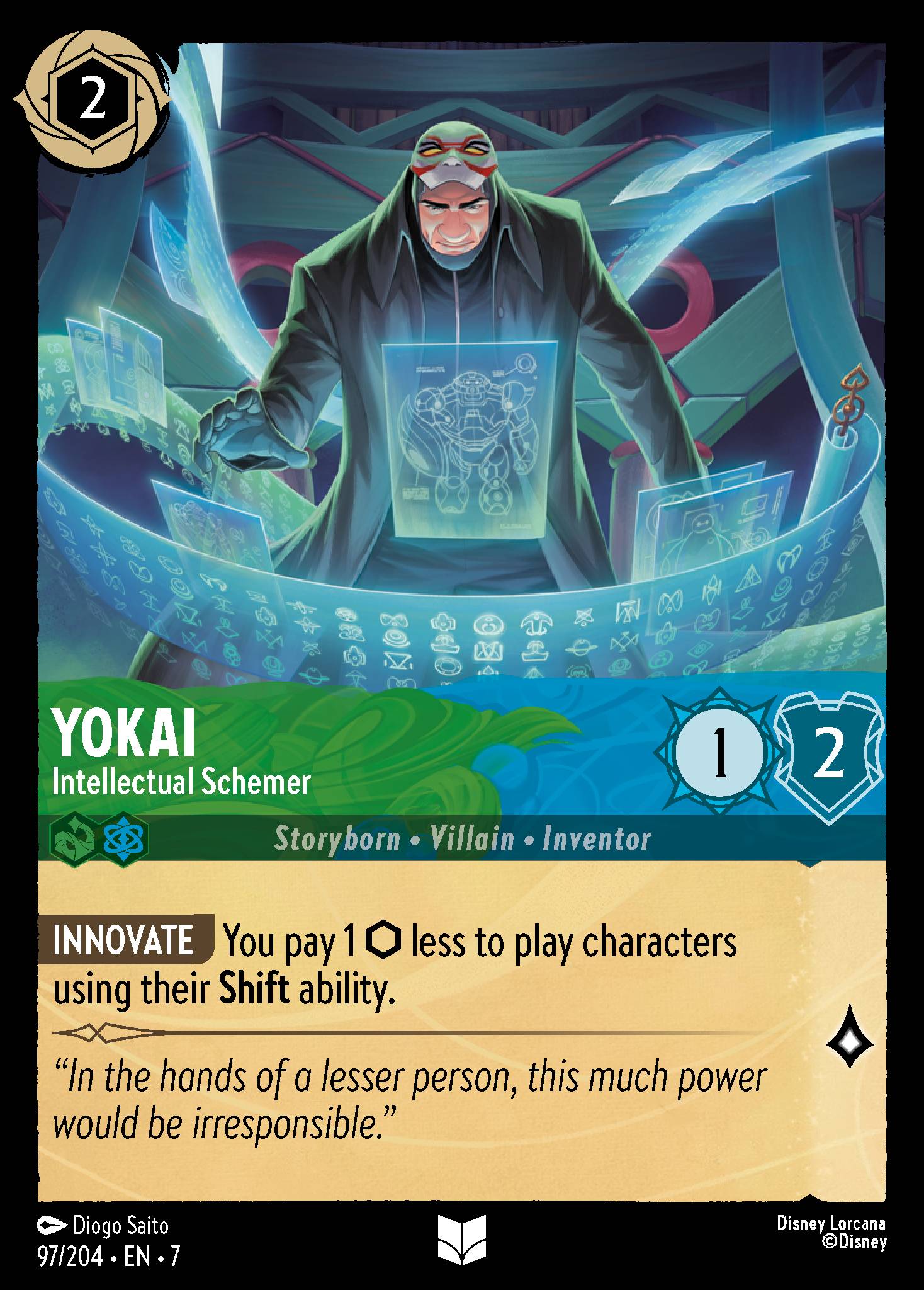 Yokai — Intellectual Schemer Disney Lorcana card
