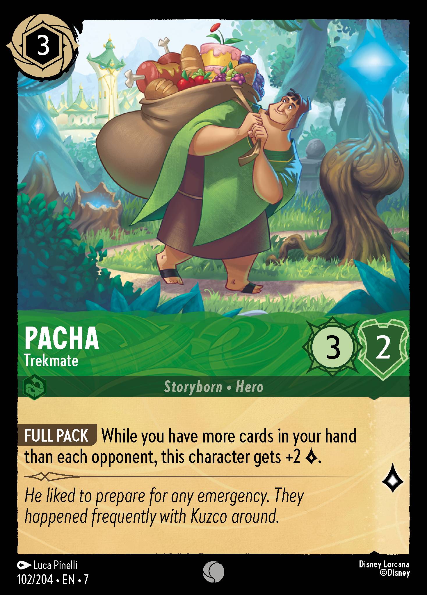 Pacha — Trekmate Disney Lorcana card